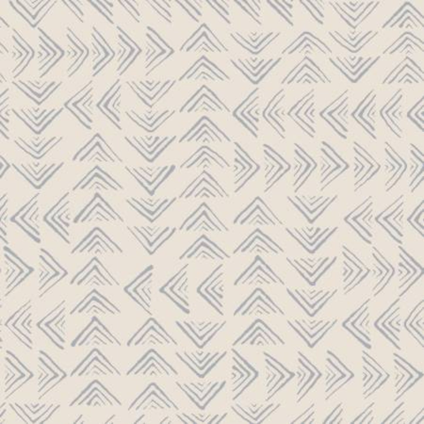 Breezeway by Maywood Studio Collection - Cream/Light Blue Triangles – fabric – colorful textile