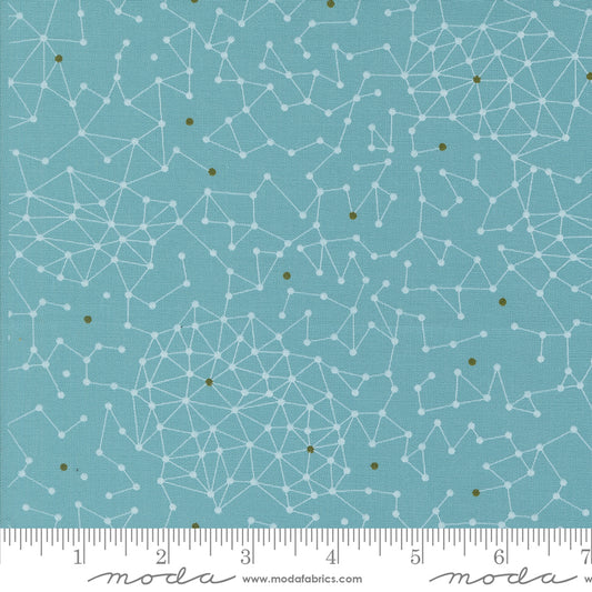 Olive You Net Sky – fabric – colorful textile design