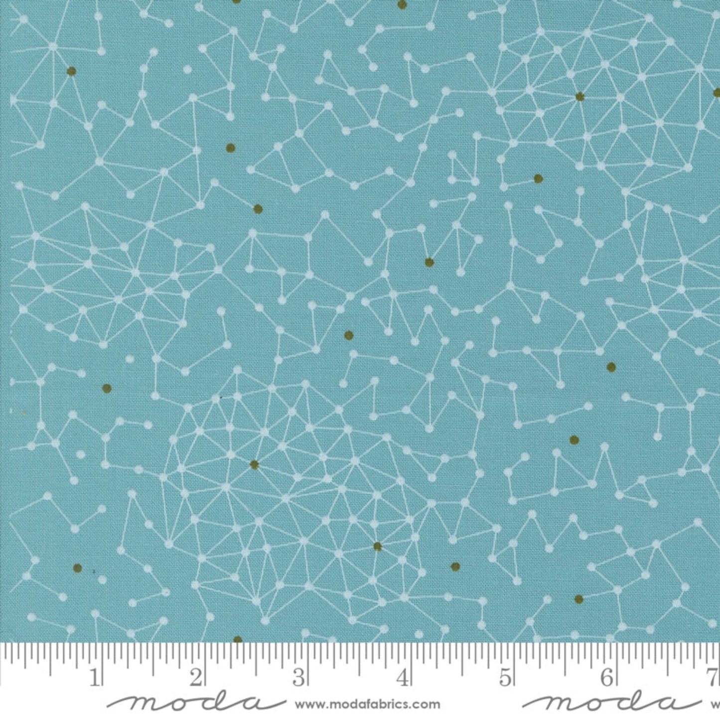 Olive You Net Sky – fabric – colorful textile design