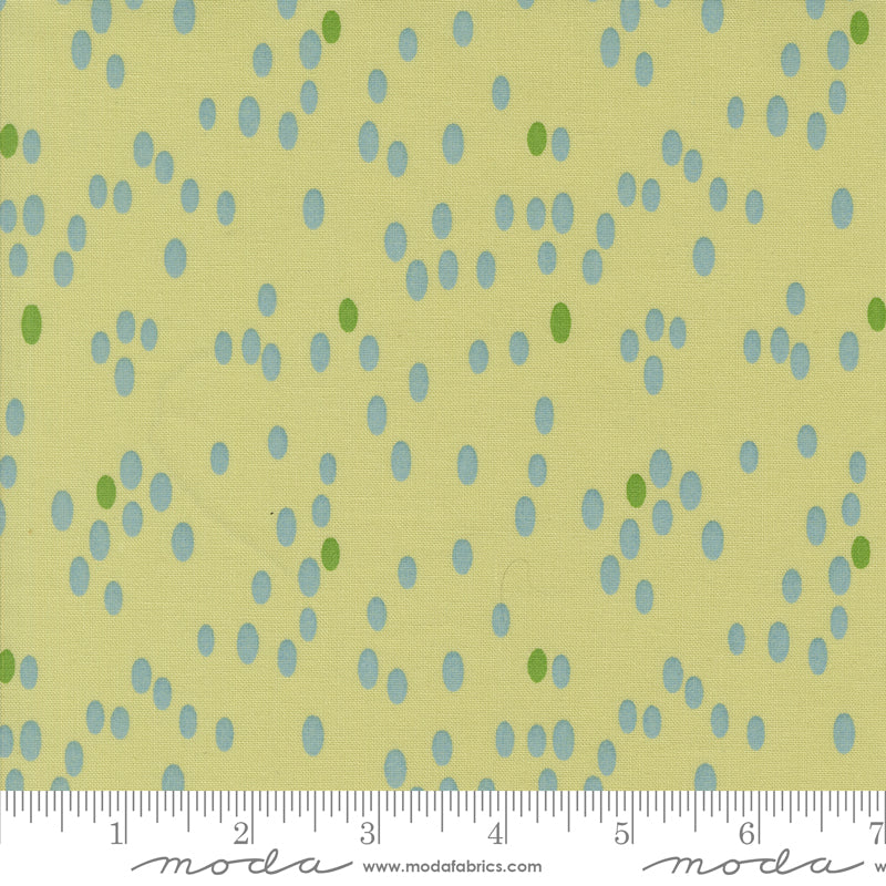 Olive You Dots Light Lime – fabric – colorful textile design