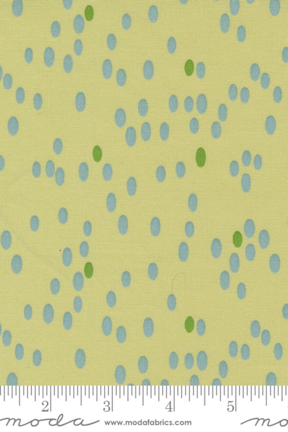 Olive You Dots Light Lime – fabric – colorful textile design