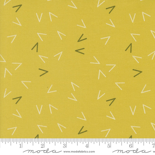 Olive You Arrows Maize – fabric – colorful textile design