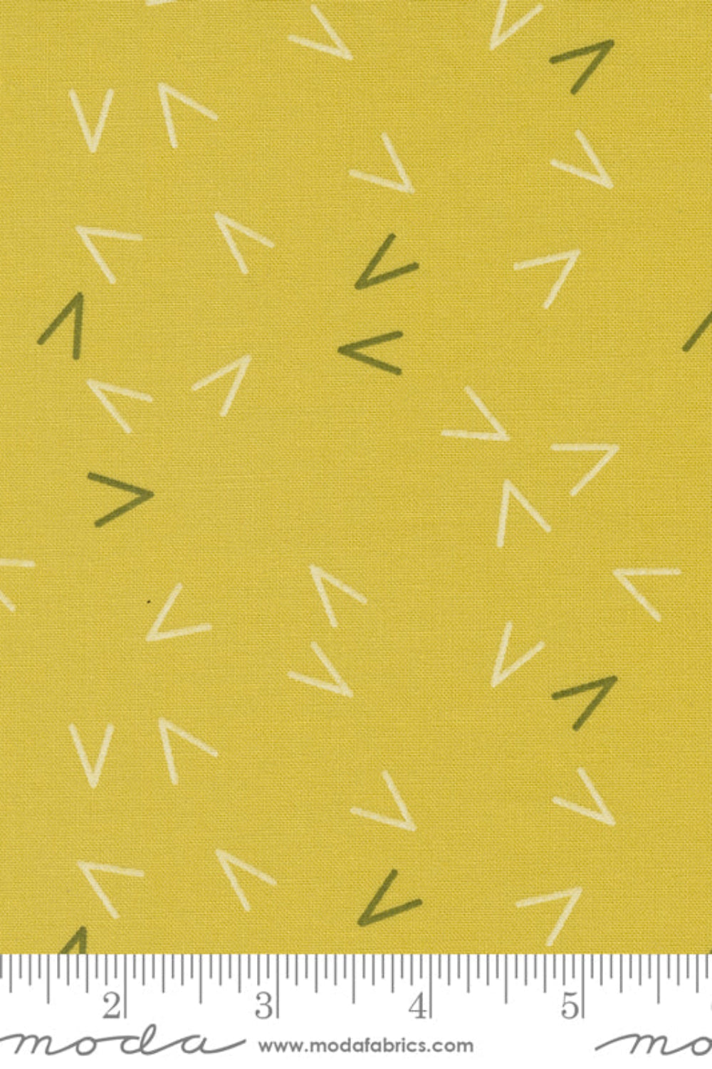 Olive You Arrows Maize – fabric – colorful textile design