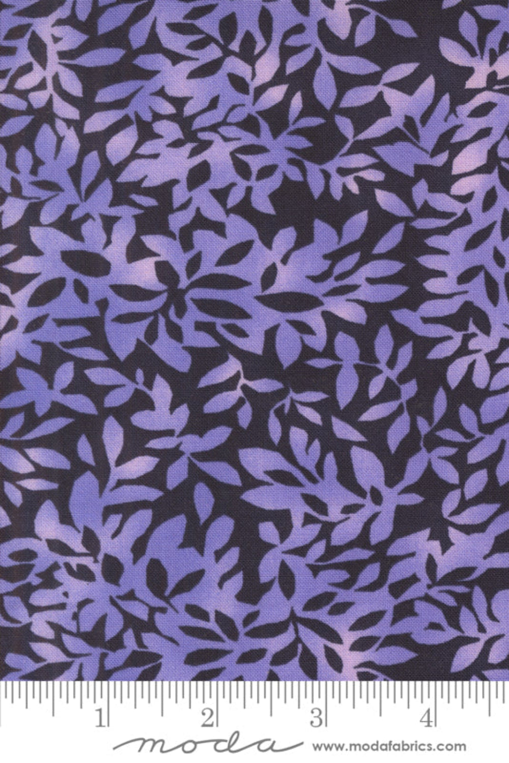 Superbloom Indigo Leafy Blenders by Robin Pickens – fabric – colorful textile design