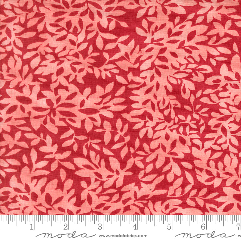 Superbloom Geranium Leafy Blenders by Robin Pickens – fabric – colorful textile design
