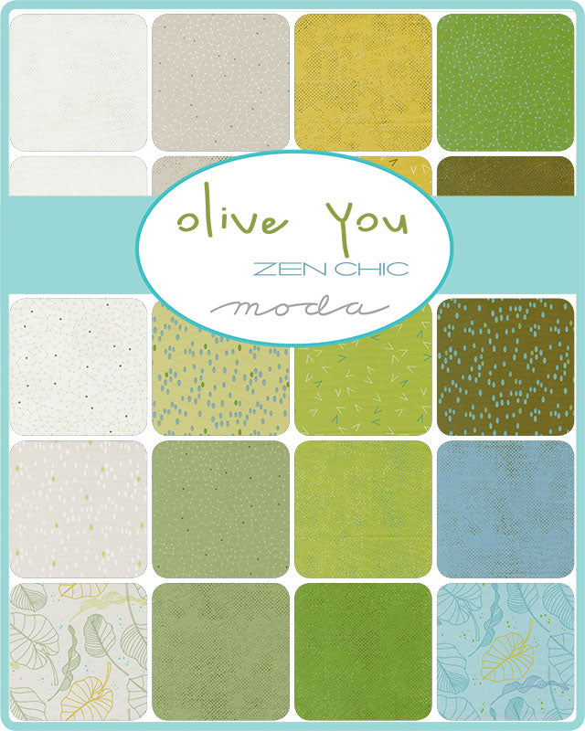Olive You Net Sage by Zen Chic