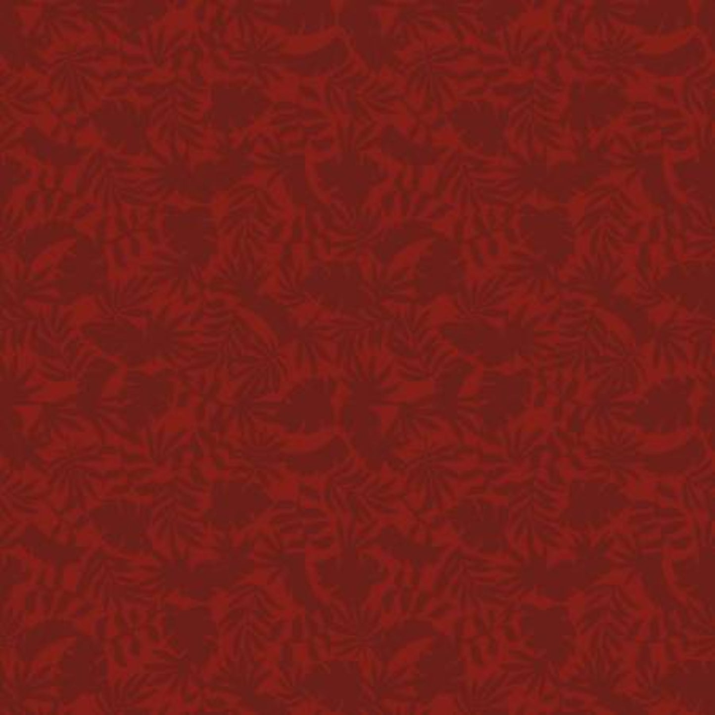 Breezeway by Maywood Studio Collection - Dark Red Mini Palms – fabric – colorful textile design