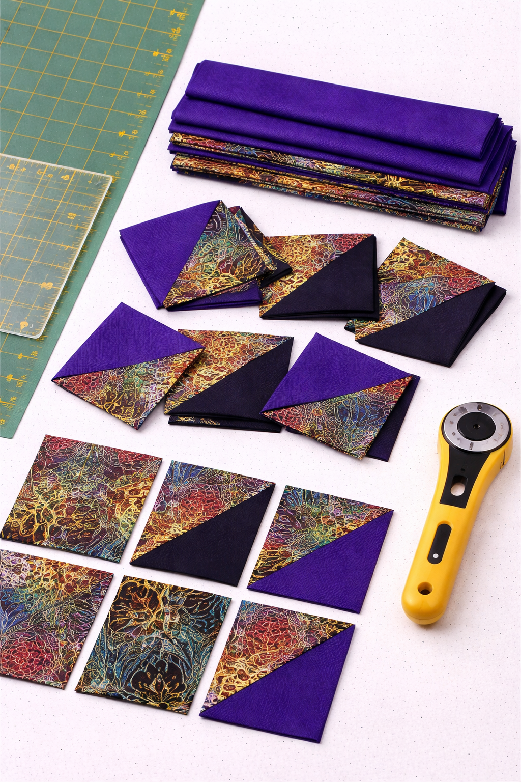 Interwoven by Jason Yenter for In The Beginning Fabrics, Dark Purple