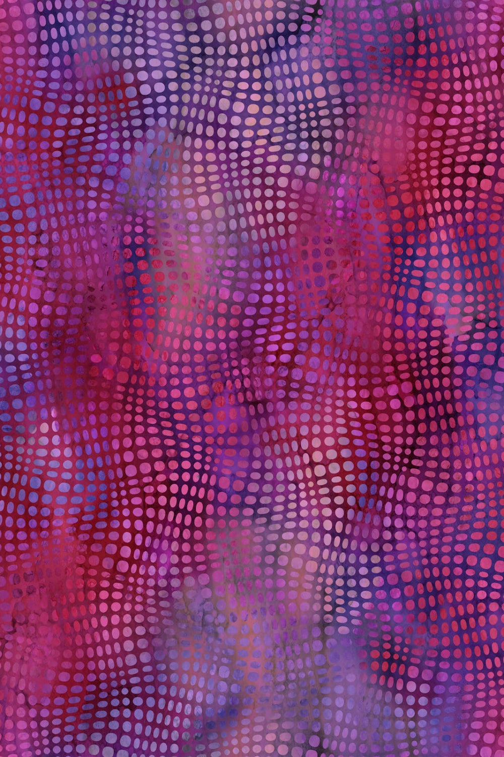 Impressions by Jason Yenter, Magenta Dots – fabric – colorful textile design