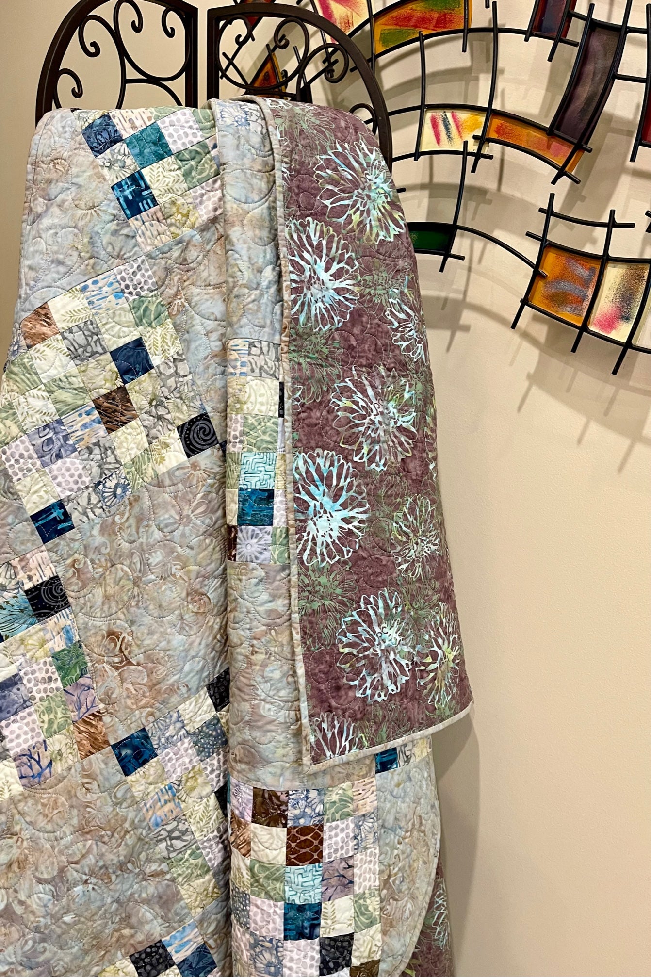 36-Patch Green Quilt