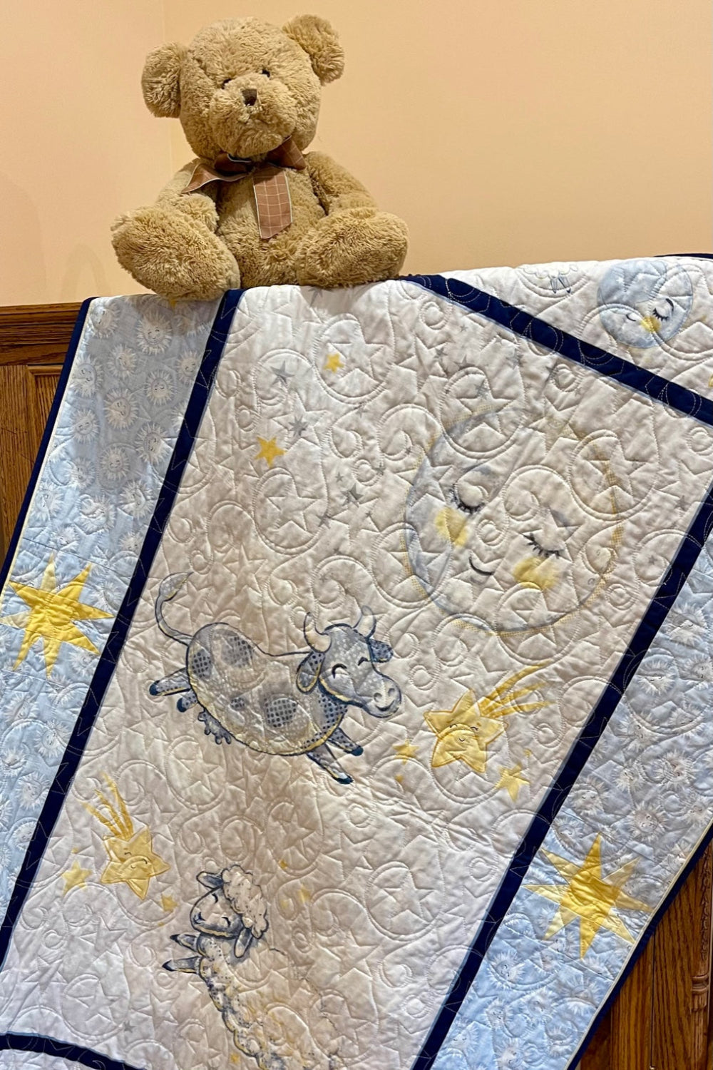 Reach for the Star Baby Quilt – quilts & comforters – made from baby clothes