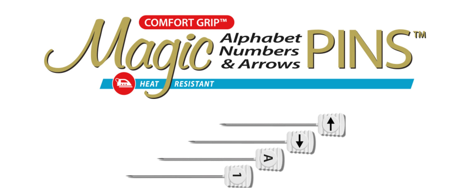 Magic Alphabet Numbers & Arrows Pins