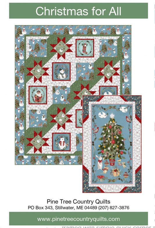 Christmas for All – quilt pattern – colorful textile design