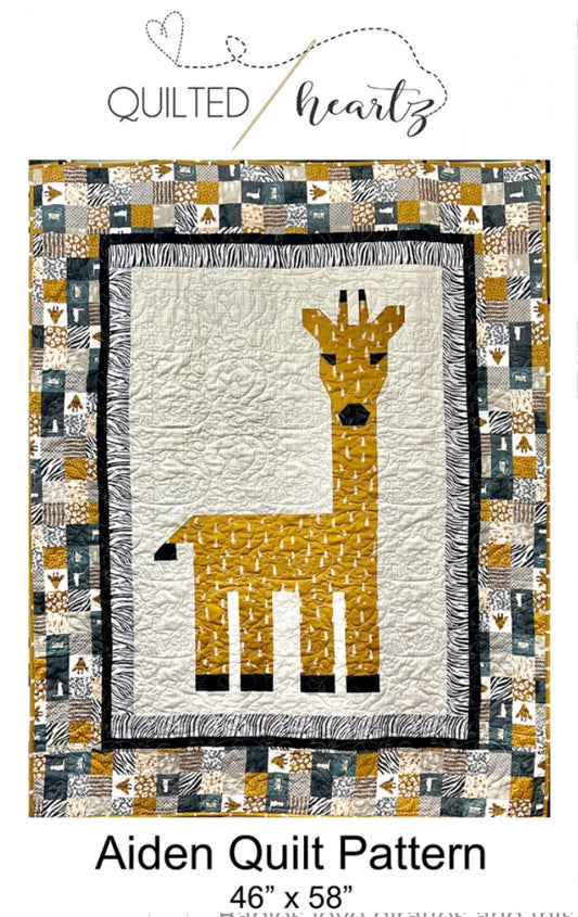 Aiden Quilt Pattern – quilt pattern – colorful textile design