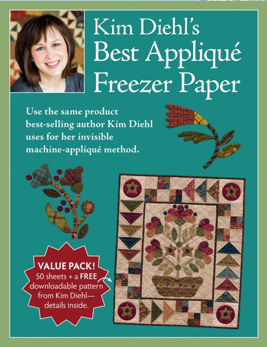 Kim Diehls Best Applique Freezer Paper – notion – colorful textile design