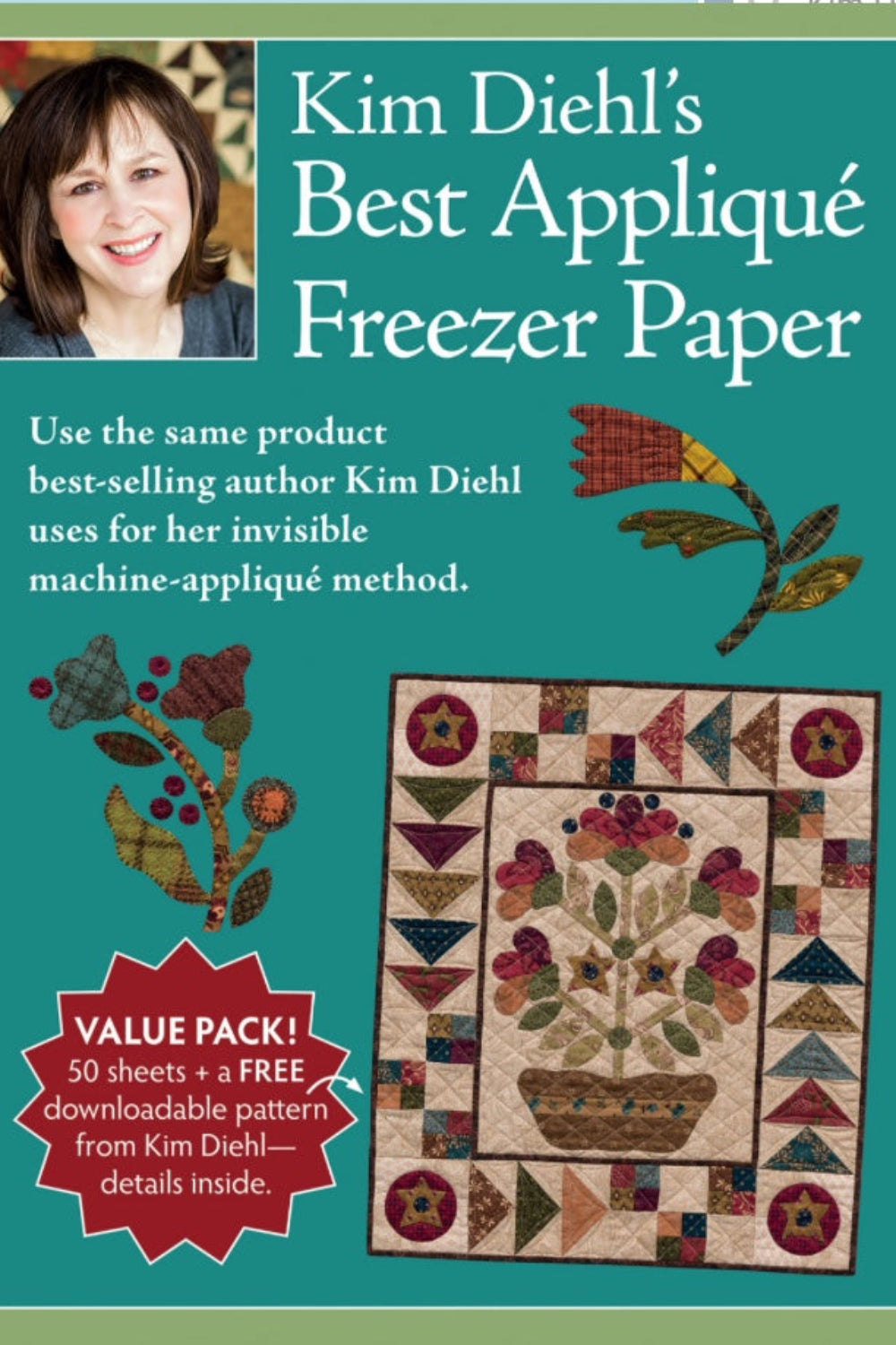 Kim Diehls Best Applique Freezer Paper – notion – colorful textile design