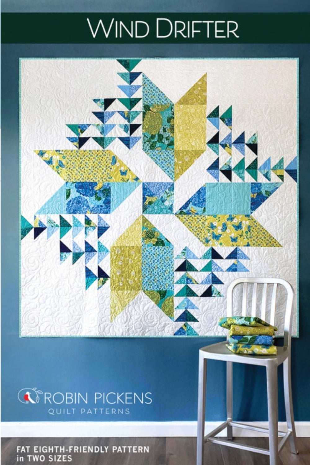 Wind Drifter – quilt pattern – colorful textile design