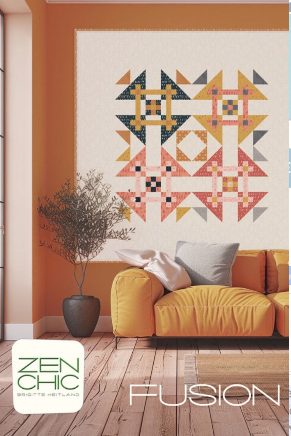 Fusion – quilt pattern – modern patchwork