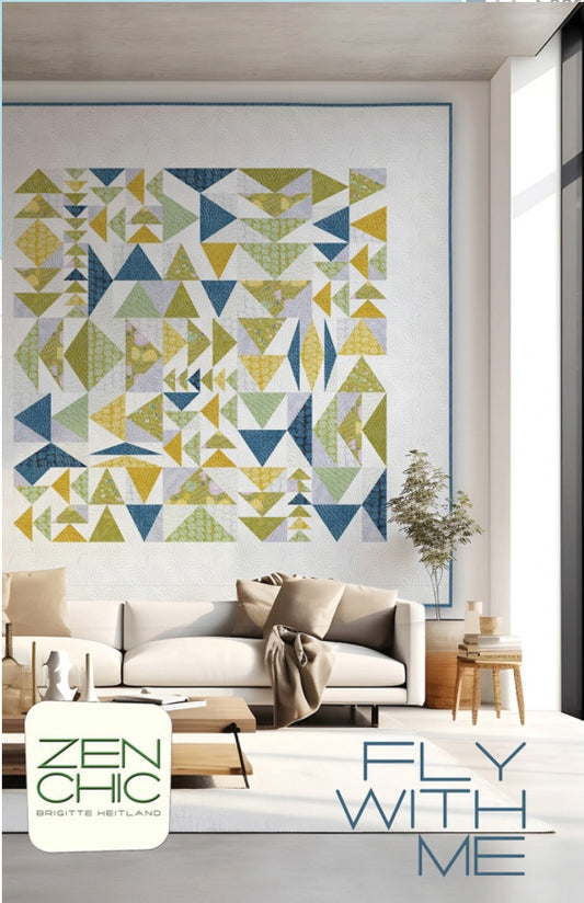 Fly With Me – quilt pattern – modern patchwork