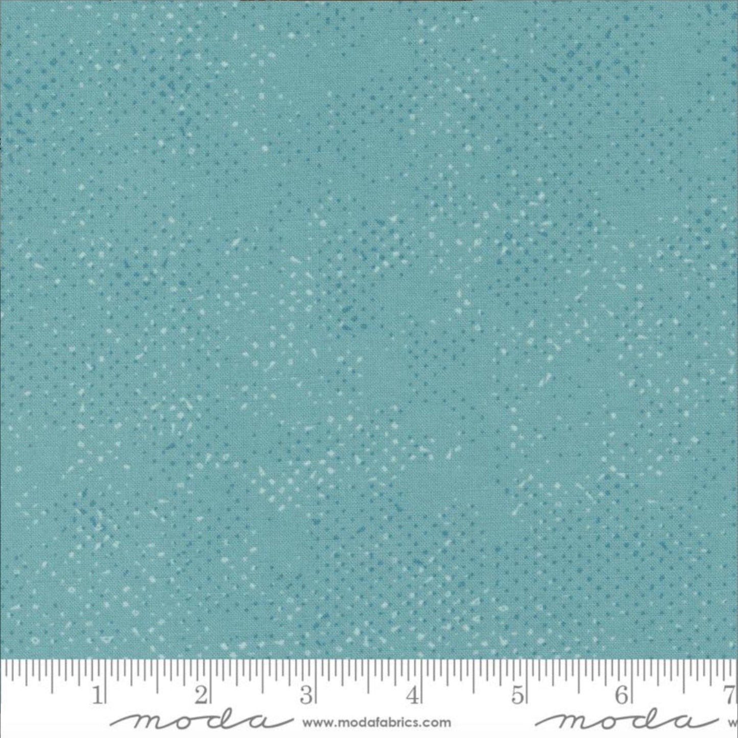 Spotted Dusty Teal – fabric – colorful textile design