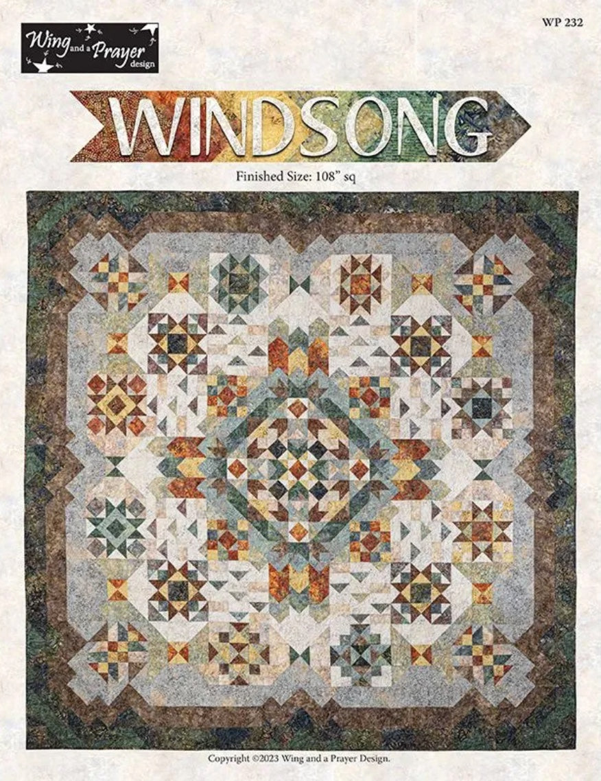 Windsong Block of the Month Quilt Kit (Pattern + Fabrics)