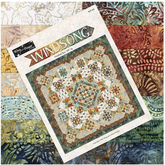 Windsong Block of the Month Quilt Kit (Pattern + Fabrics)