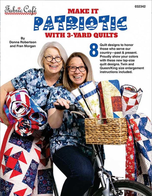 Make it Patriotic With 3-Yard Quilts – book – colorful textile design