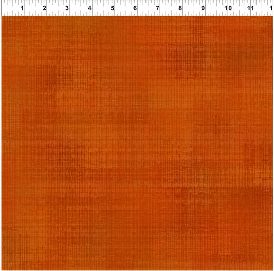 Interwoven by Jason Yenter, Pumpkin – fabric – colorful textile design