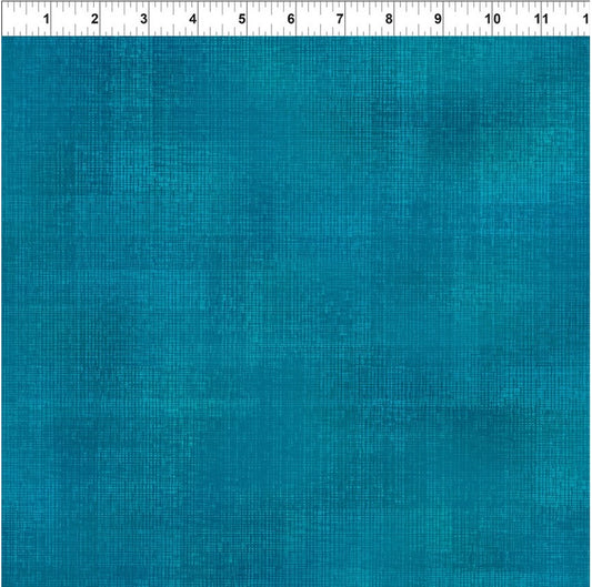 Interwoven by Jason Yenter, Teal – fabric – colorful textile design