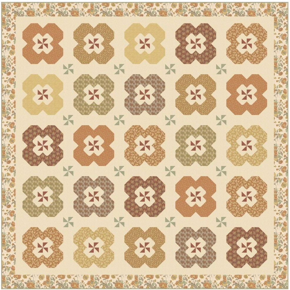 Front Porch Quilt by Dolores Smith for Marcus Fabrics Digital Download – quilt pattern – colorful textile design
