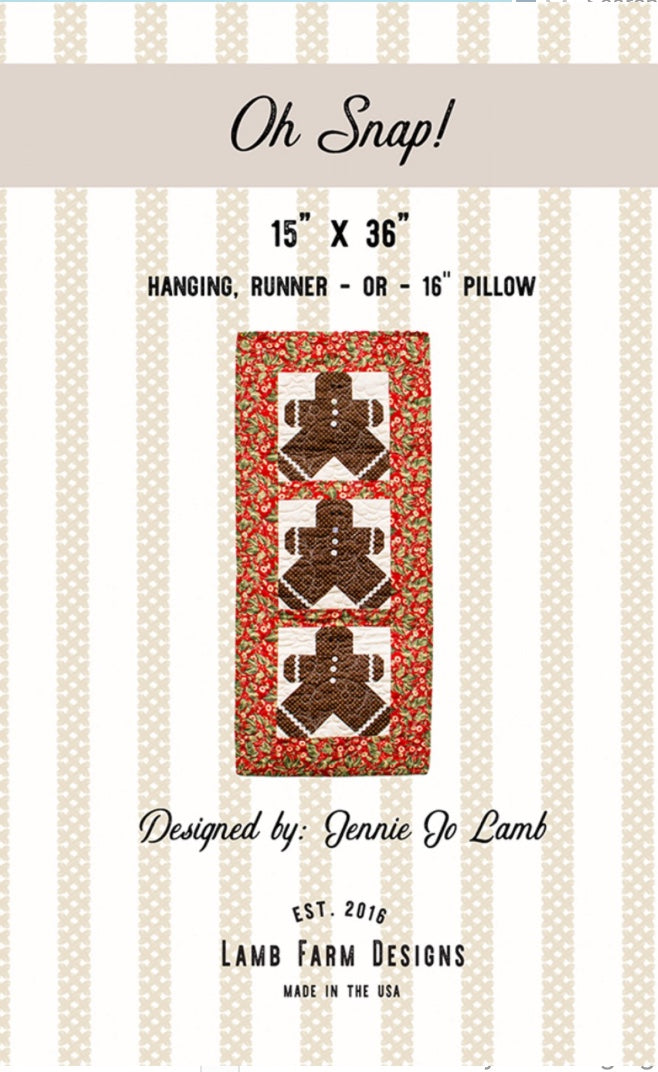 Oh Snap! – quilt pattern – colorful textile design