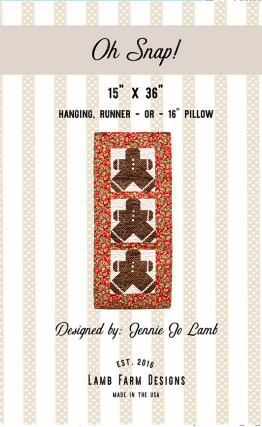 Oh Snap! – quilt pattern – colorful textile design