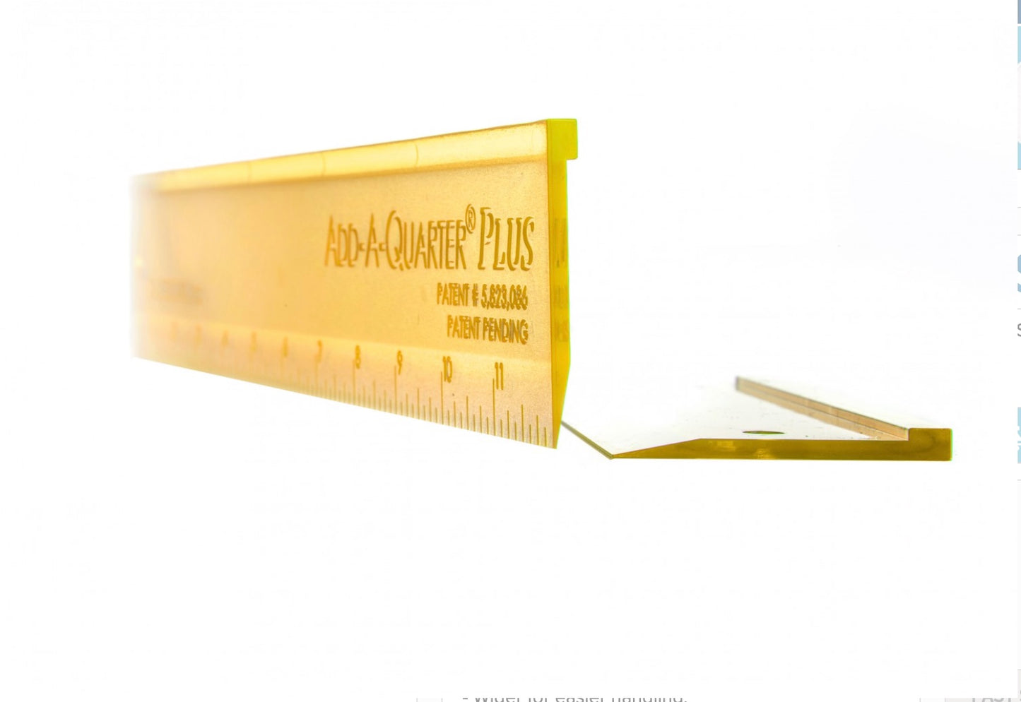 Add A-Quarter Ruler 12in Plus Quilt Ruler