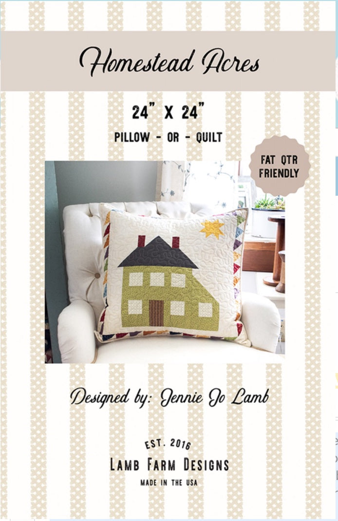 Homestead Acres – quilt pattern – colorful textile design