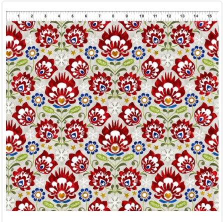 NYSNO (New Snow) - Multicolor Floral – fabric – colorful textile design