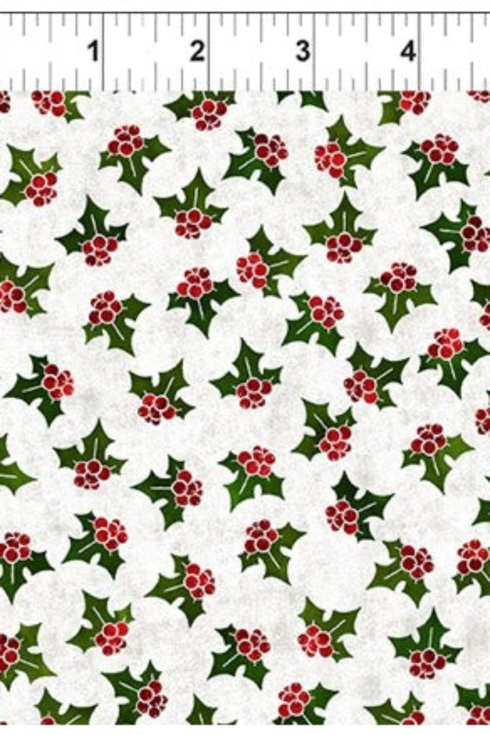 NYSNO (New Snow) - White Holly – fabric – colorful textile design