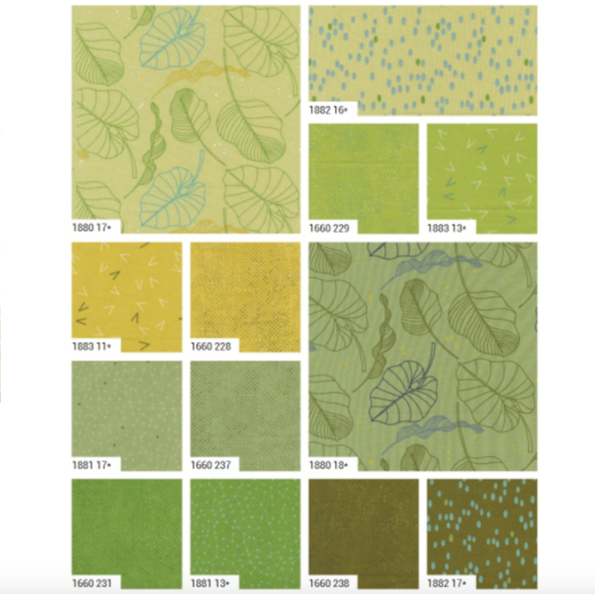 Olive You by Zen Chic for Moda Fabrics, Charm Pack 5" x 5", 42 Pcs.