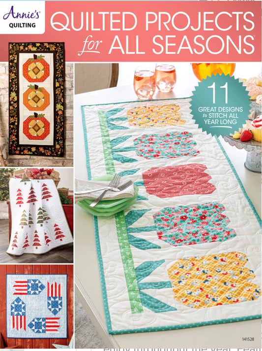 Quilted Projects For All Seasons Book – book – colorful textile design