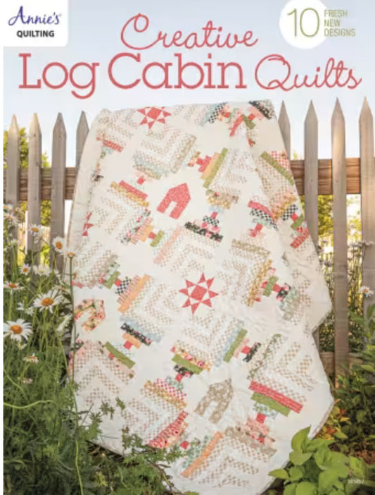 Creative Log Cabin Quilts – book – colorful textile design