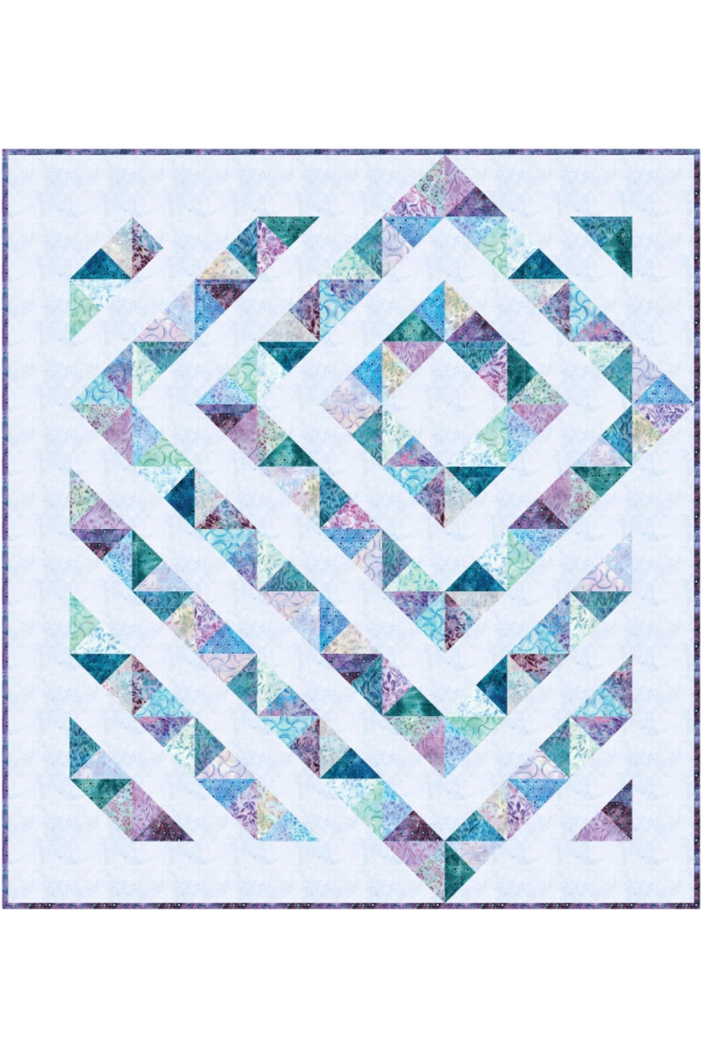 Four Patch Charm Quilt Pattern by Kathy Schwartz – Digital Download