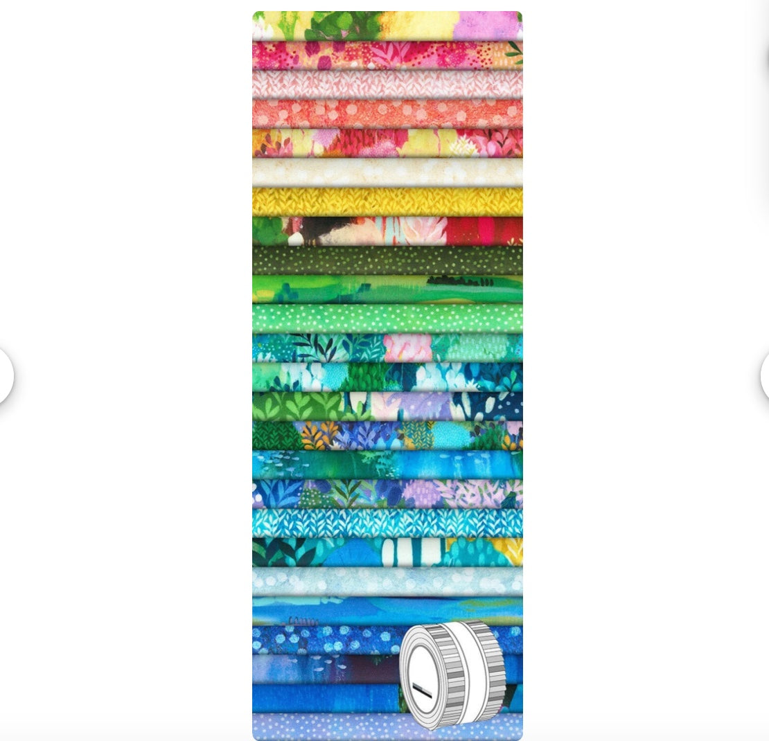 2.5in Strips Robert Kaufman Painterly Trees 40pcs