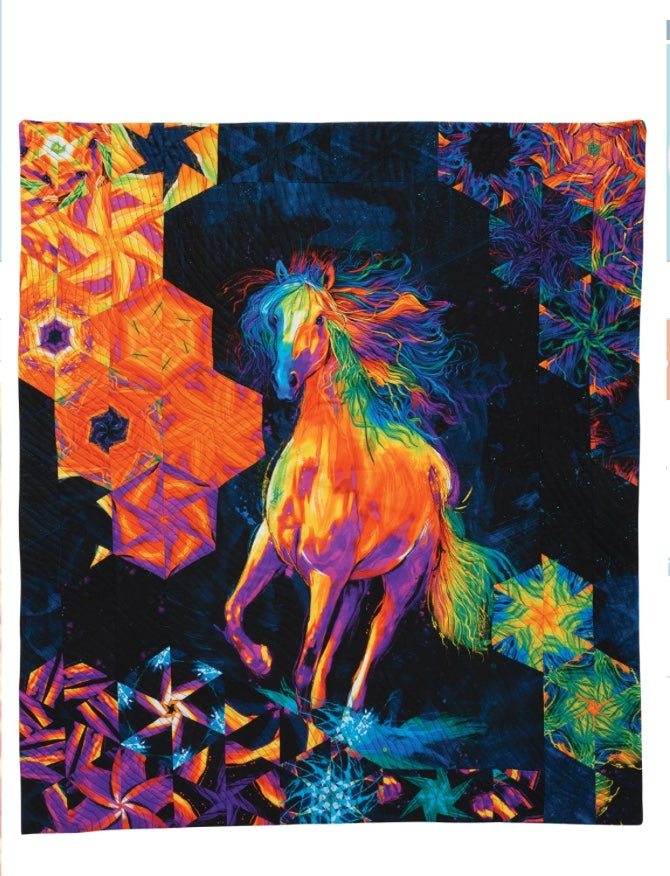 One-Block Wonder Panel Quilts – book – fabric panel included