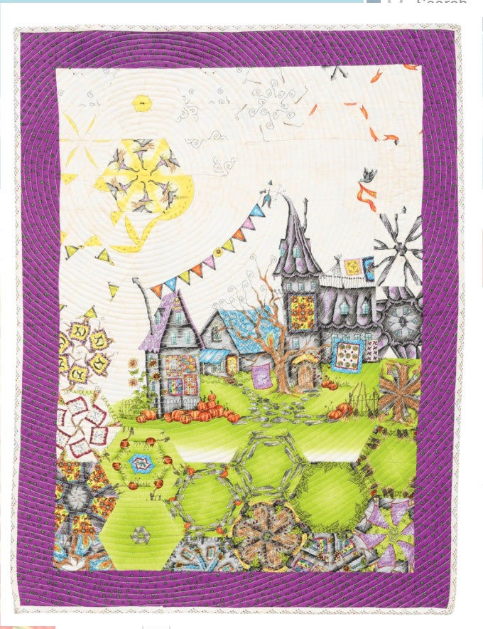 One-Block Wonder Panel Quilts – book – fabric panel included