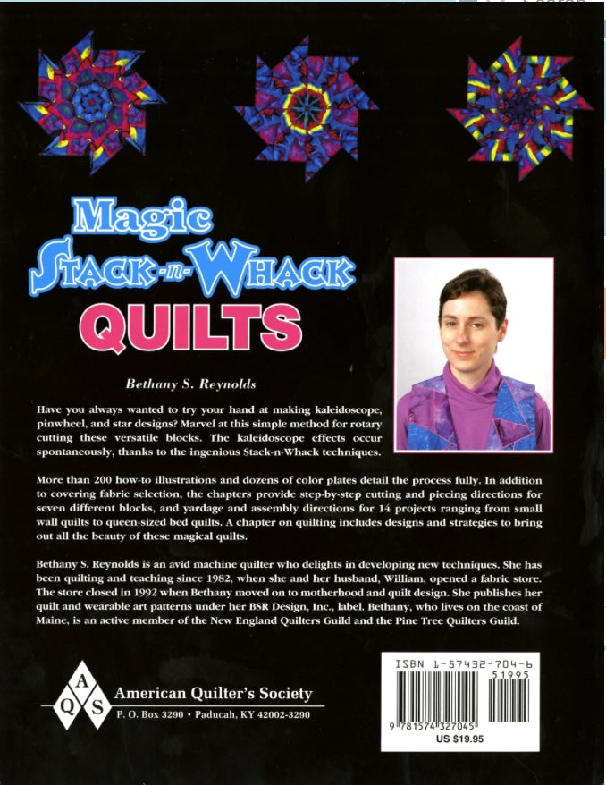 Magic Stack-n Whack Quilts – book – fabric panel included