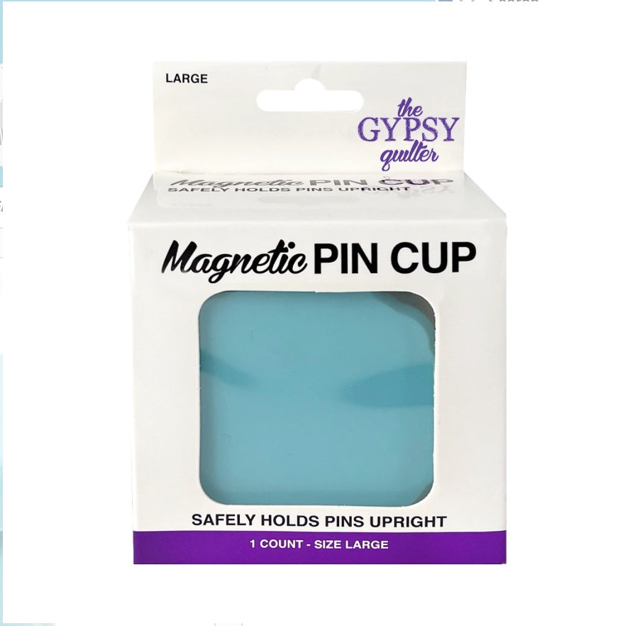 Magnetic Pin Cup Large Bohemian Blue – notion – colorful textile design