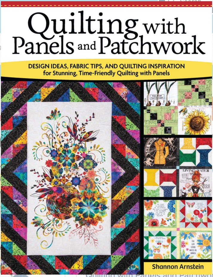 Quilting with Panels and Patchwork – book – fabric panel included