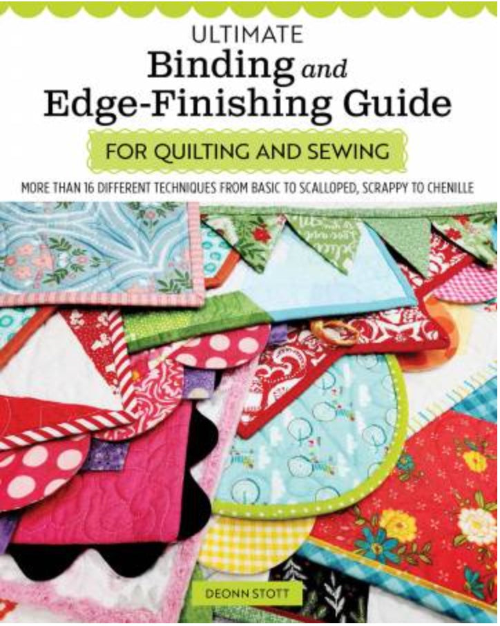 Ultimate Binding and Edge-Finishing Guide for Quilting and Sewing – book – colorful textile design