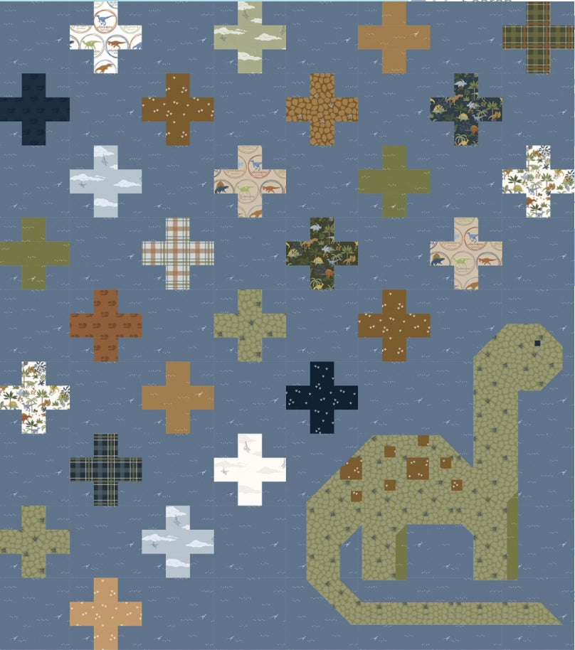 Swiss Cretaceous – quilt pattern – colorful textile design