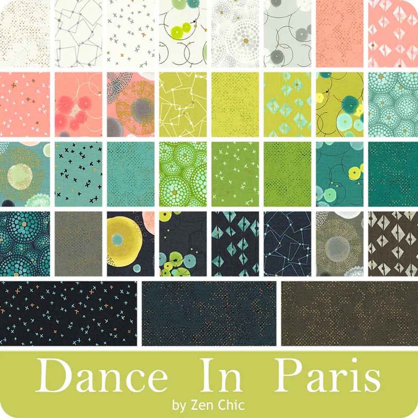 Throwing – quilt pattern – colorful textile design