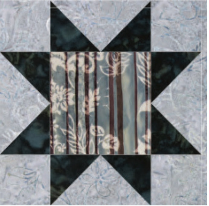 A Walk in the Woods BOM: Month 2 – block of the month – floral pattern